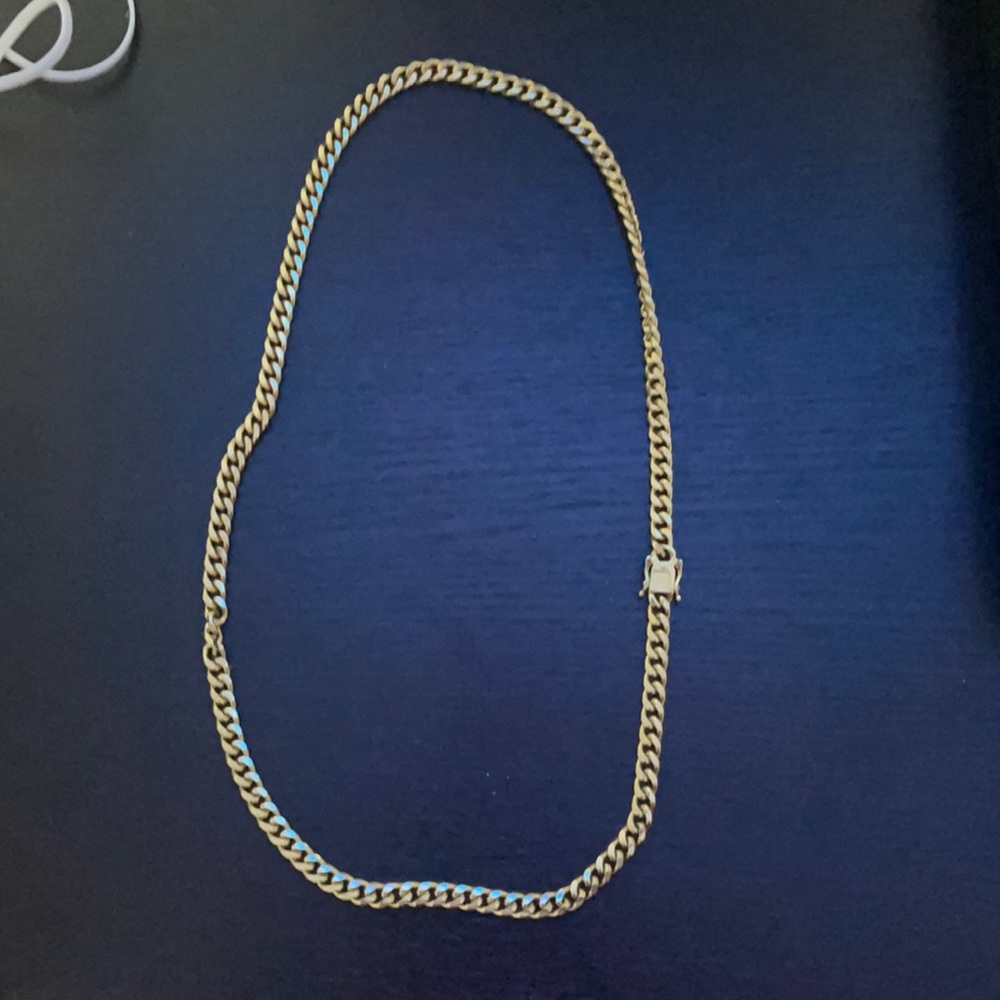 14k gold plated chain